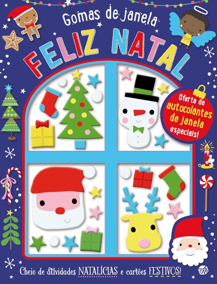 Gomas De Janela - Feliz Natal: Livro De Atividades Com Oferta De Autocolantes