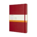 Moleskine Scarlet Red Extra Large Ruled Notebook Hard