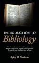 Introduction To Bibliology