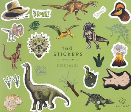 160 Stickers - Dinosaurs