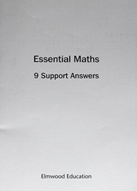 Essential Maths 9 Support Answers