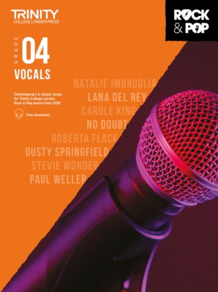 Trinity College London Rock & Pop 2018 Vocals Grade 4