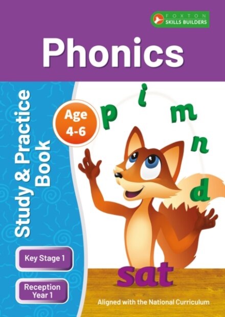KS1 Phonics Study & Practice Book for Ages 4-6 (Reception -Year 1) Perfect for learning at home or use in the classroom