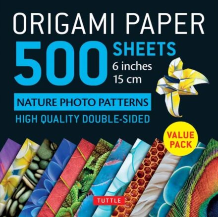 Origami Paper 500 sheets Nature Photo Patterns 6" (15 cm)