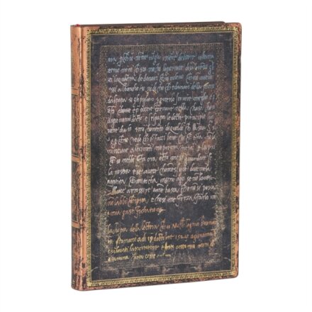 Michelangelo, Handwriting (Embellished Manuscripts Collection) Mini Lined Softcover Flexi Journal (Elastic Band Closure)