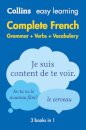Easy Learning French Complete Grammar, Verbs and Vocabulary (3 books in 1)