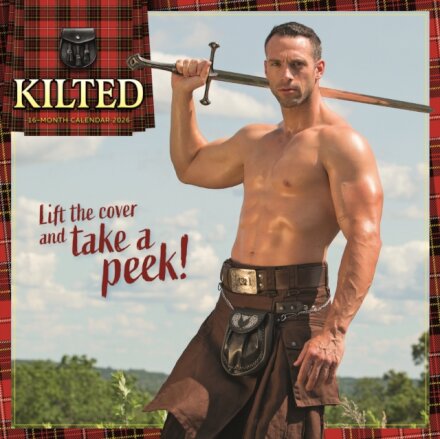 Kilted Square Wall Sunday Start Calendar