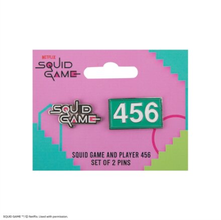 Set of 2 Pins Player 456 & Squid Game