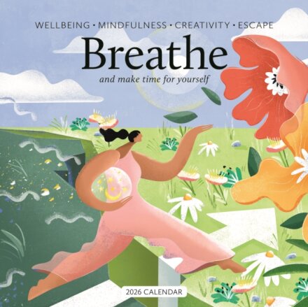 Breathe Square Wall Calendar 2026
