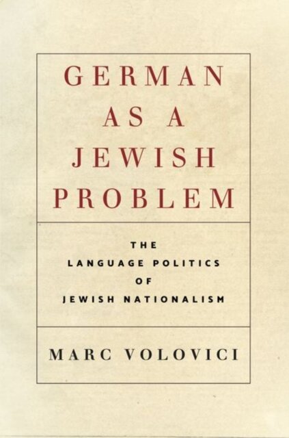 German As a Jewish Problem