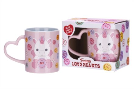 11Oz Love Hearts Unicorn Bff Mug