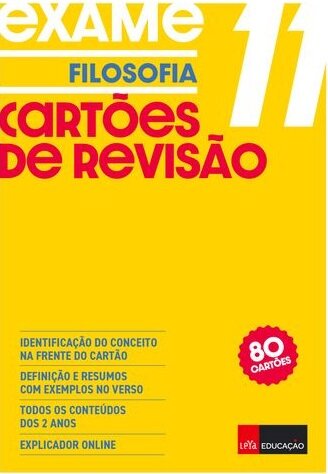 Cartões de Revisão Filosofia 11