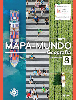 Mapa-Mundo Geografia 8.º Manual do Aluno 2025