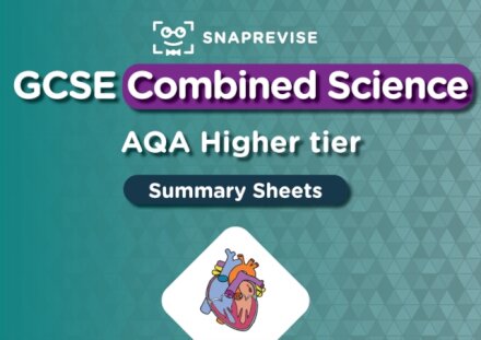 SnapRevise GCSE AQA Combined Science Higher Summary Sheets