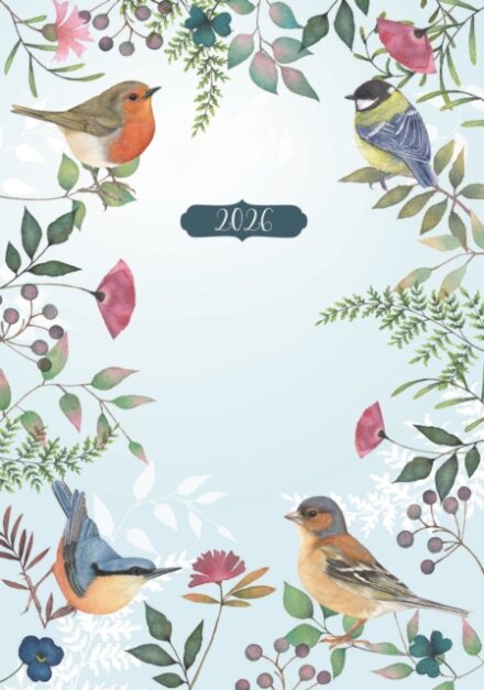 Vintage Garden A5 Diary 2026