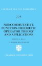 Noncommutative Function-Theoretic Operator Theory and Applications