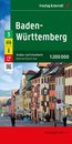 Baden-Wurttemmountain, Road map 1:200.000