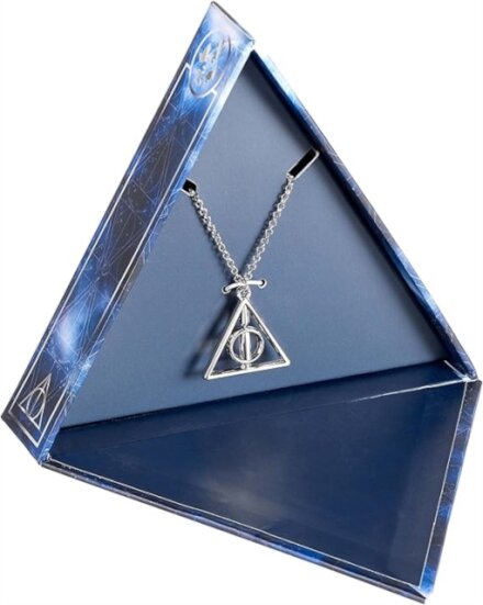 Harry Potter Deathly Hallows Gift Box with Spinning Deathly Hallows Necklace