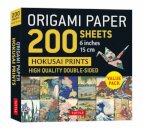 Origami Paper 200 sheets Hokusai Prints 6" (15 cm)