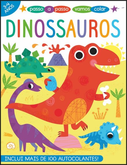 Passo a Passo, Vamos Colar: Dinossauros