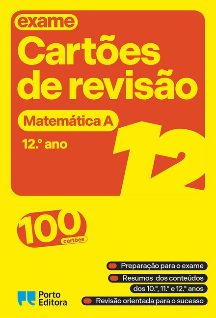 Cartões De Revisão - Livro Matemática A - 12.º Ano