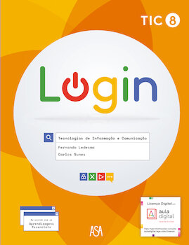 Login TIC 8.º Manual do Aluno 2025