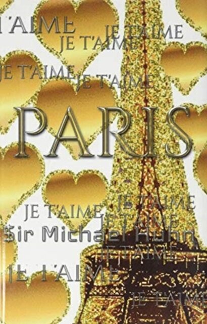 je t'aime gold glitter eiffel Tower creative blank journal sir Michael designer edition