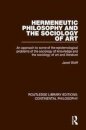 Hermeneutic Philosophy and the Sociology of Art
