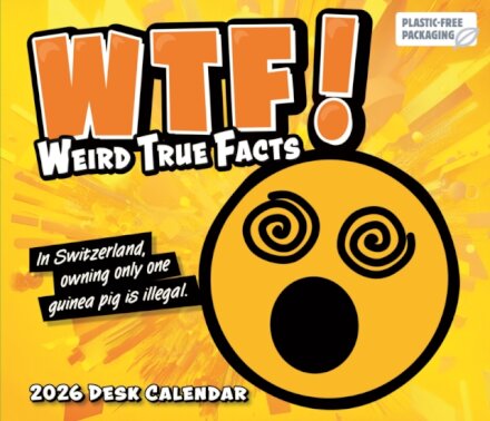 Wtf Weird True Facts Box Calendar 2026