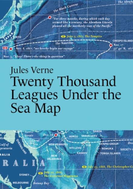 Jules Verne, Twenty Thousand Leagues Under the Sea Map