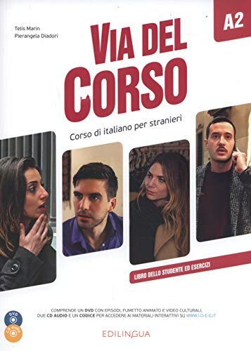 Via del Corso A2- Libro dello studente ed esercizi + CD audio (2) + DVD video - 256 pages