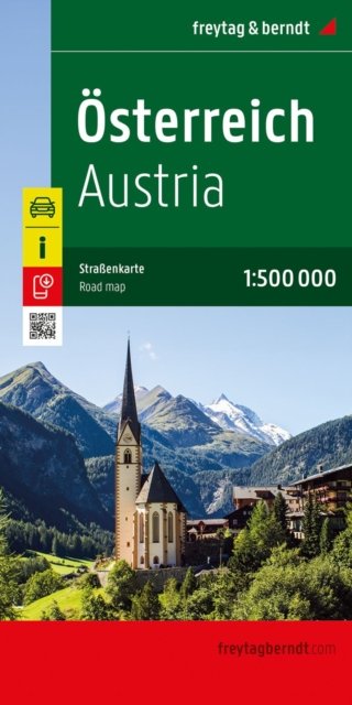 Austria, Road map 1:500.000