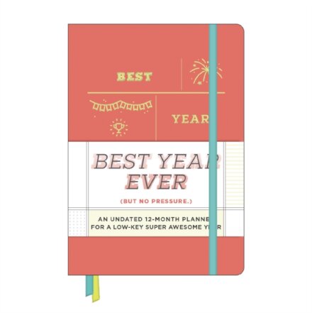 Knock Knock Best Year Ever Large Hardcover Planner