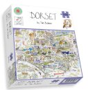 Map of Dorset Jigsaw 1000 Piece Puzzle
