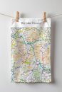 OS Map Tea-towel - Lake District National Park