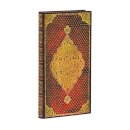 Golden Trefoil Slim Lined Journal (Elastic Band Closure)