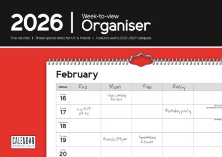 Essential Organiser Weektoview Planner A