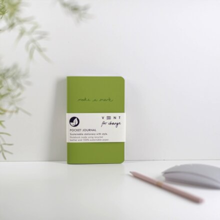 Make a Mark A6 Pocket Journal - Green
