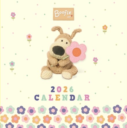 Boofle Square Wall Calendar 2026