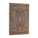 2026 First Folio (Shakespeare’s Library) Mini 12-month Horizontal Hardcover Flexi Dayplanner 2026 (Elastic Band Closure)