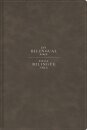 ESV/NBLA, Bilingual Bible, Leathersoft, Grey/ ESV/NBLA, Biblia Bilingue, Leathersoft, Gris