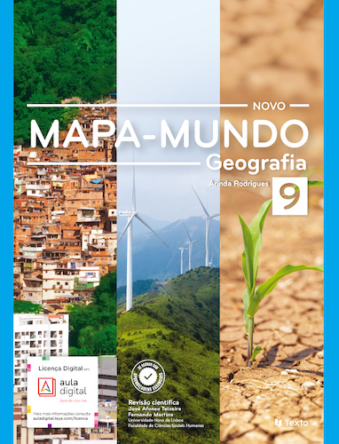 Mapa-mundo 9 - Manual do Aluno 2023