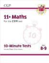 11+ CEM 10-Minute Tests: Maths - Ages 8-9 (with Online Edition)