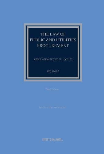 The law of public and utilities procurement.