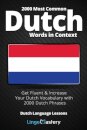 2000 Most Common Dutch Words in Context