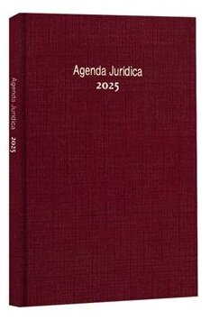 Agenda Jurídica 2025 - (Versão Tradicional Bordeaux)