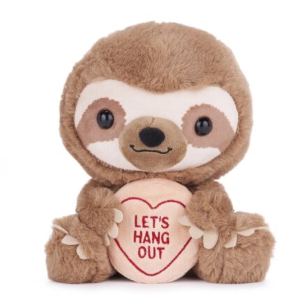 Love Hearts 7" Sloth - Hang Out Plush Gift