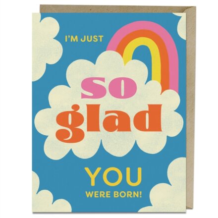 6-Pack Em & Friends So Glad Birthday Greeting Cards