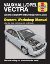 Vauxhall/Opel Vectra Petrol & Diesel (June 02 - Sept 05) Haynes Repair Manual