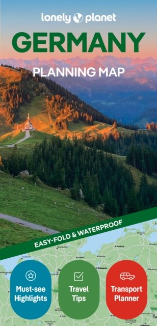 Lonely Planet Germany Planning Map